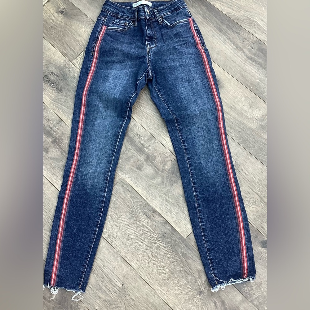 Zara Woman Denim Z1975 Skinny Denim blue jeans